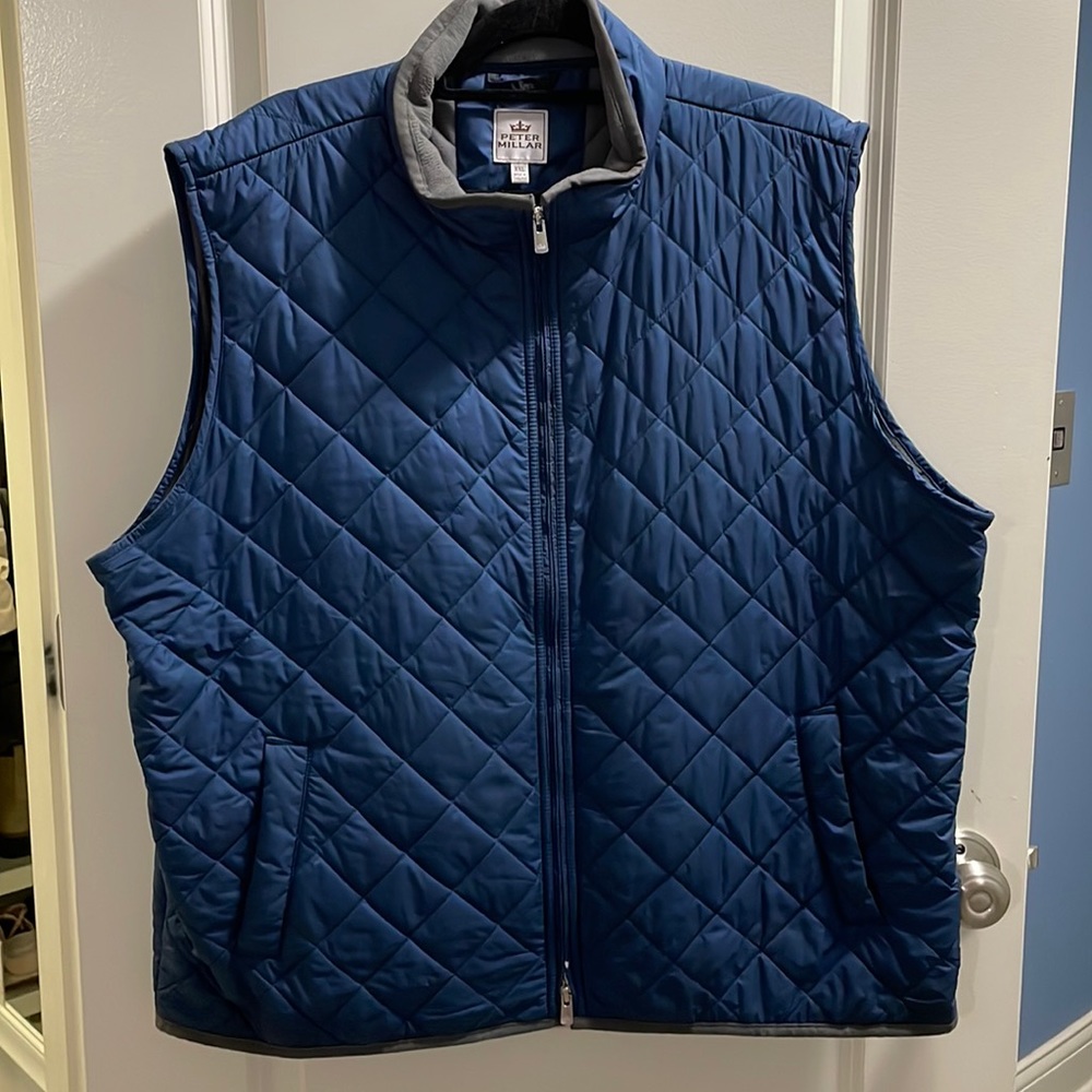 Men's Peter Millar Blue Vest